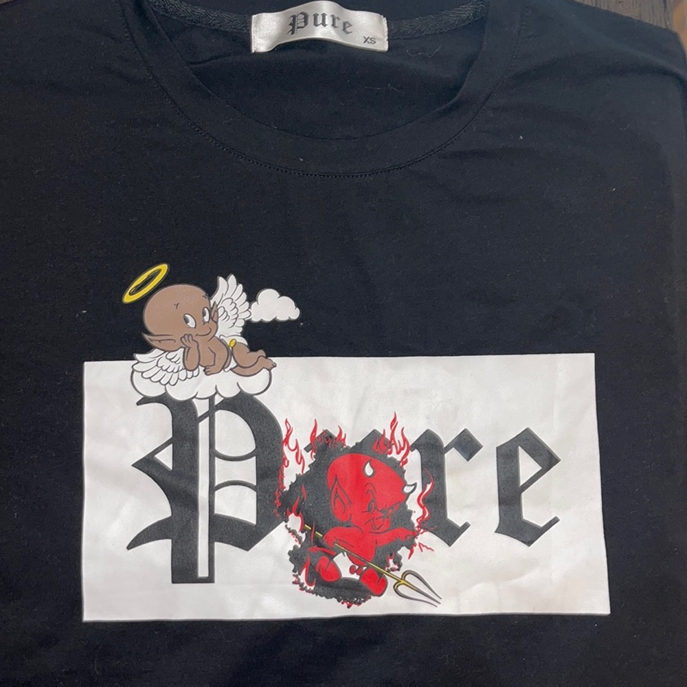 Brand new pure shirt tag was accidentally took off
